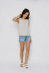 Keri-Sleeveless Woven Shell